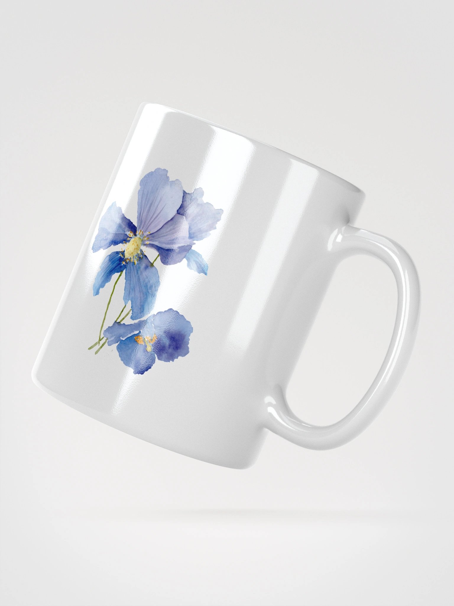 Blue Meconopsis Delight Mug product image (2)