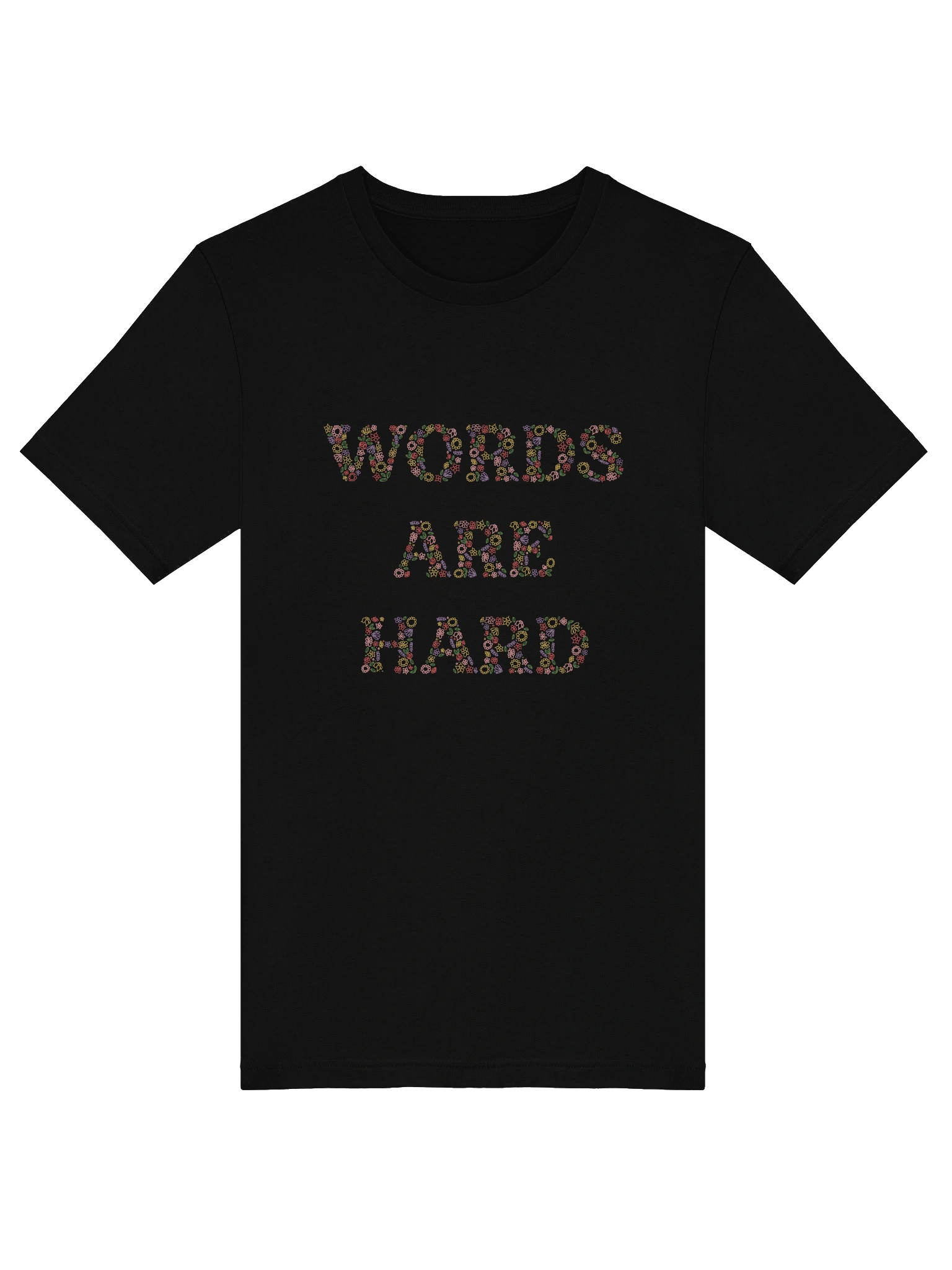 Words Are Hard Floral Tee product image (26)