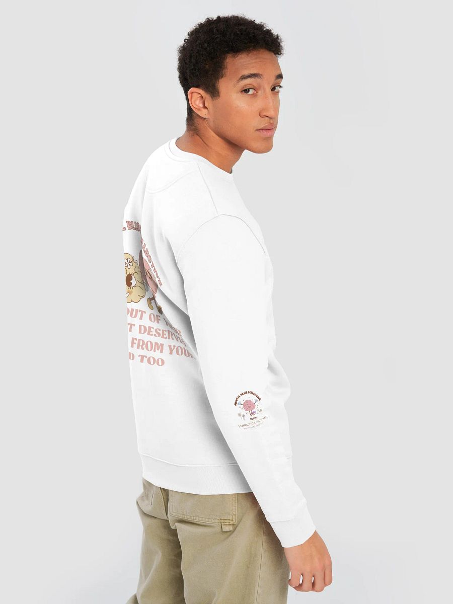 "Out of Hands, Out of Mind" Unisex Eco Sweatshirt – Let Go of What You Can’t Control product image (8)