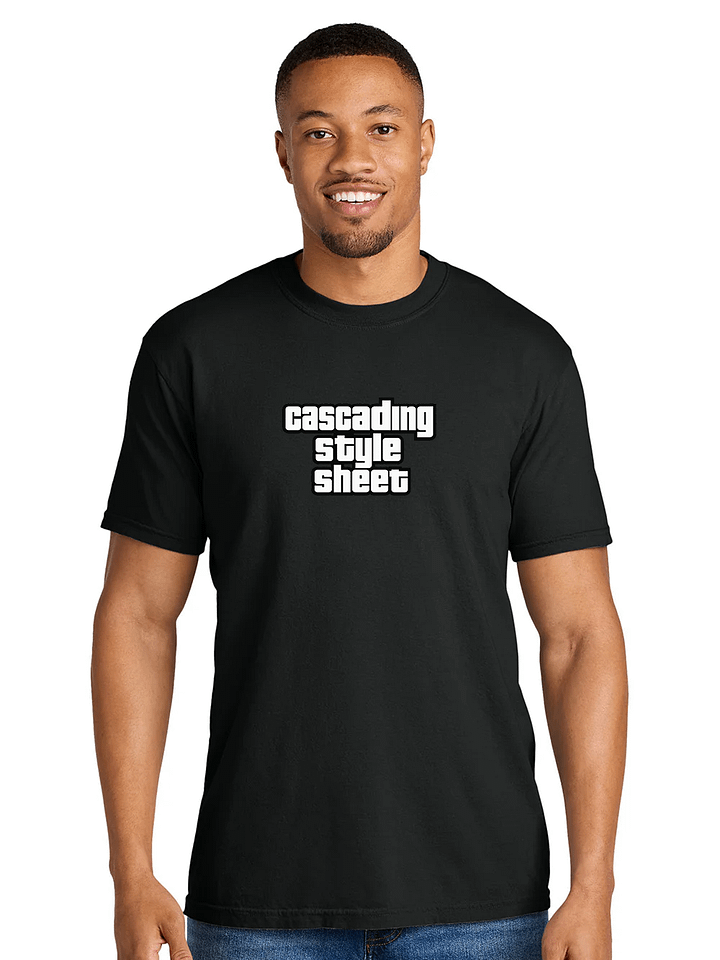 cascading style sheet t-shirt product image (1)