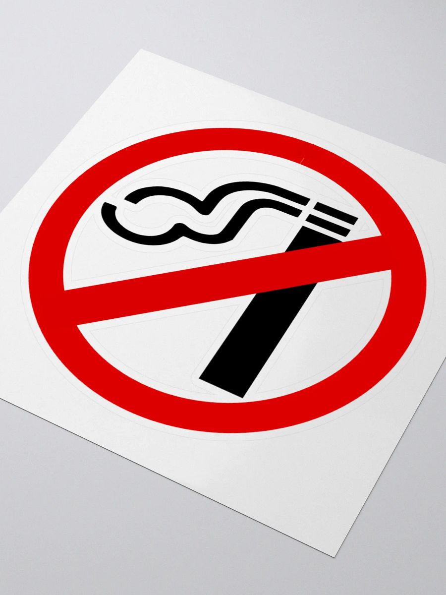 "No Smoking" Sticker product image (3)