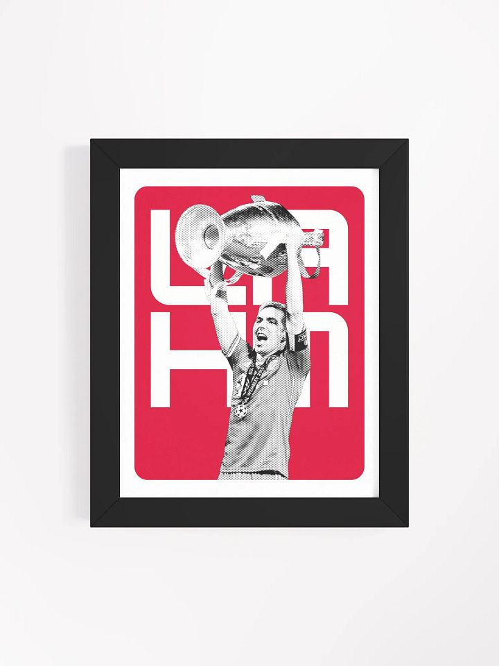 Philipp Lahm BW Bayern Munich Name Art Framed Print product image (2)