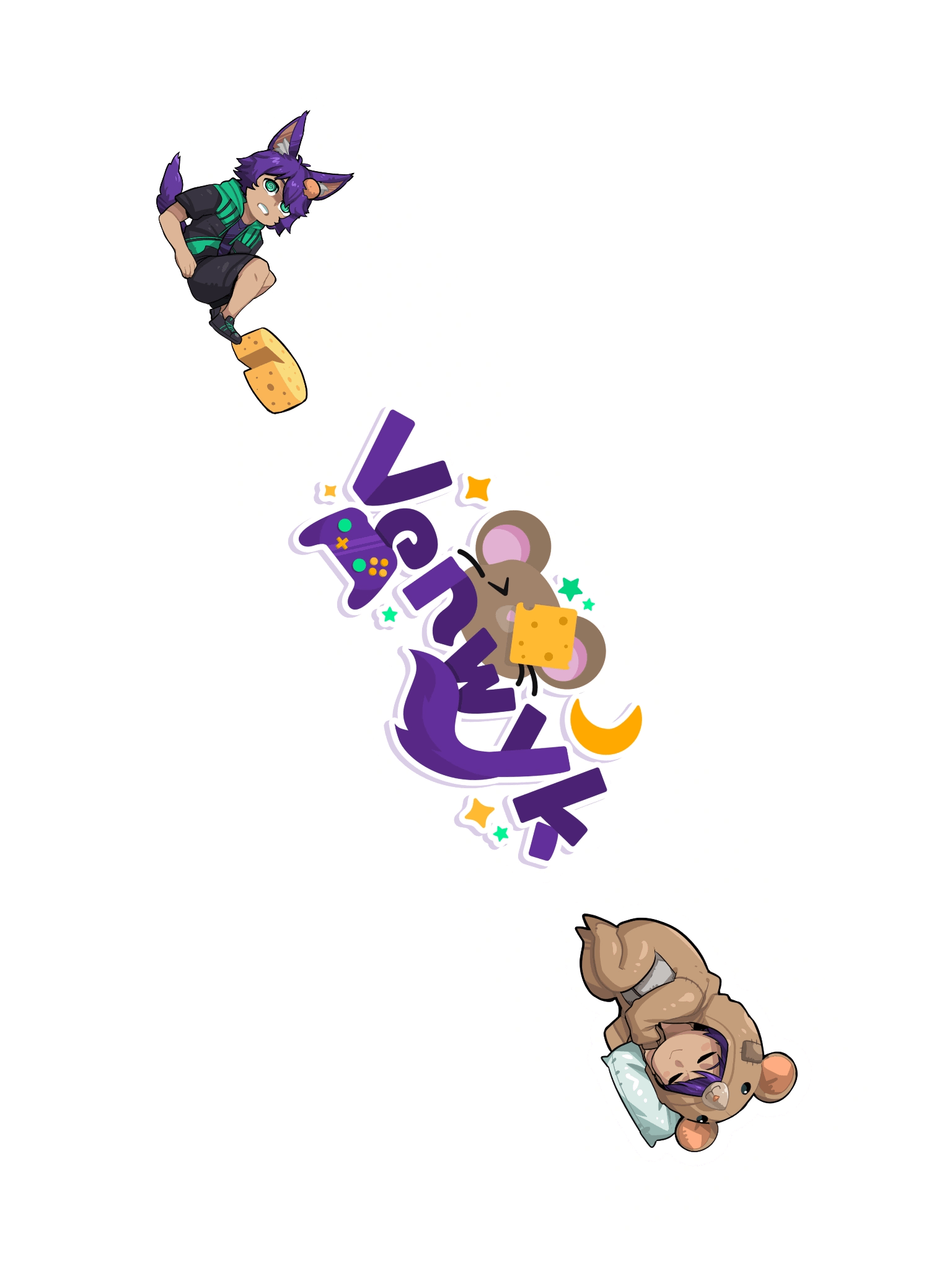 Venwyk Logo & Chibi Sticker Set product image (2)