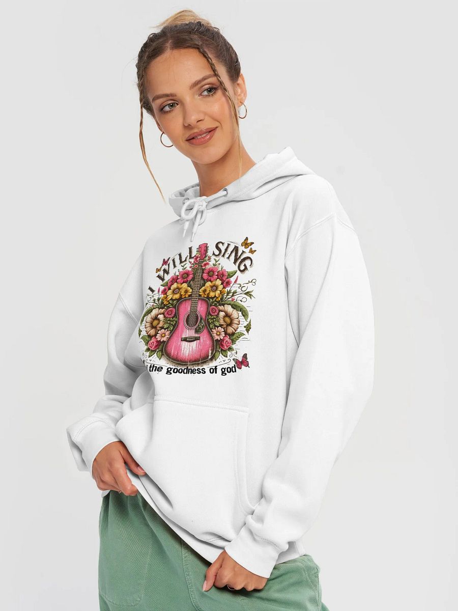 I Will Sing of the Goodness of God Guitar Hoodie product image (4)