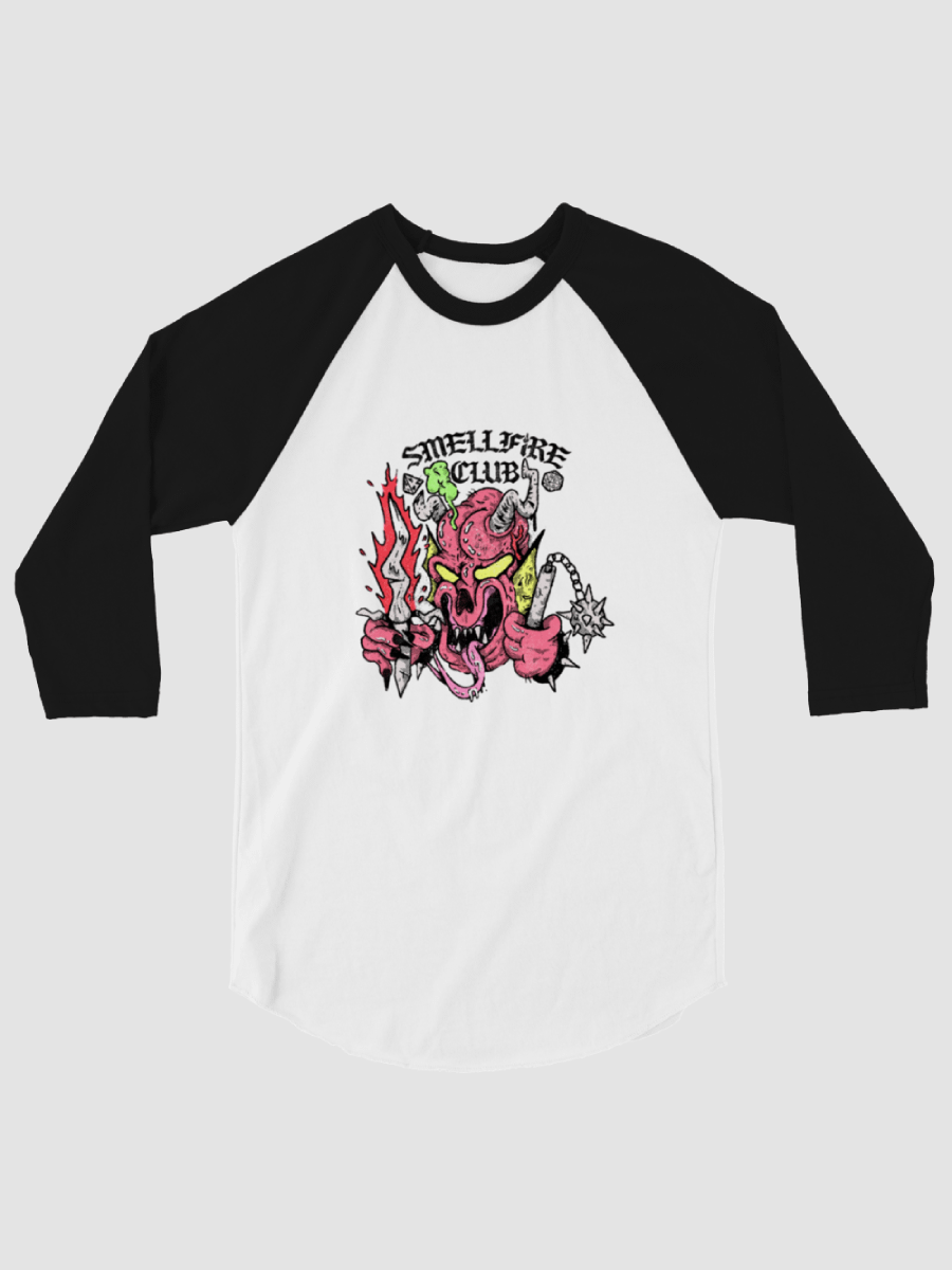 SMELLFIRE CLUB 3/4 Sleeve Raglan Shirt product image (1)