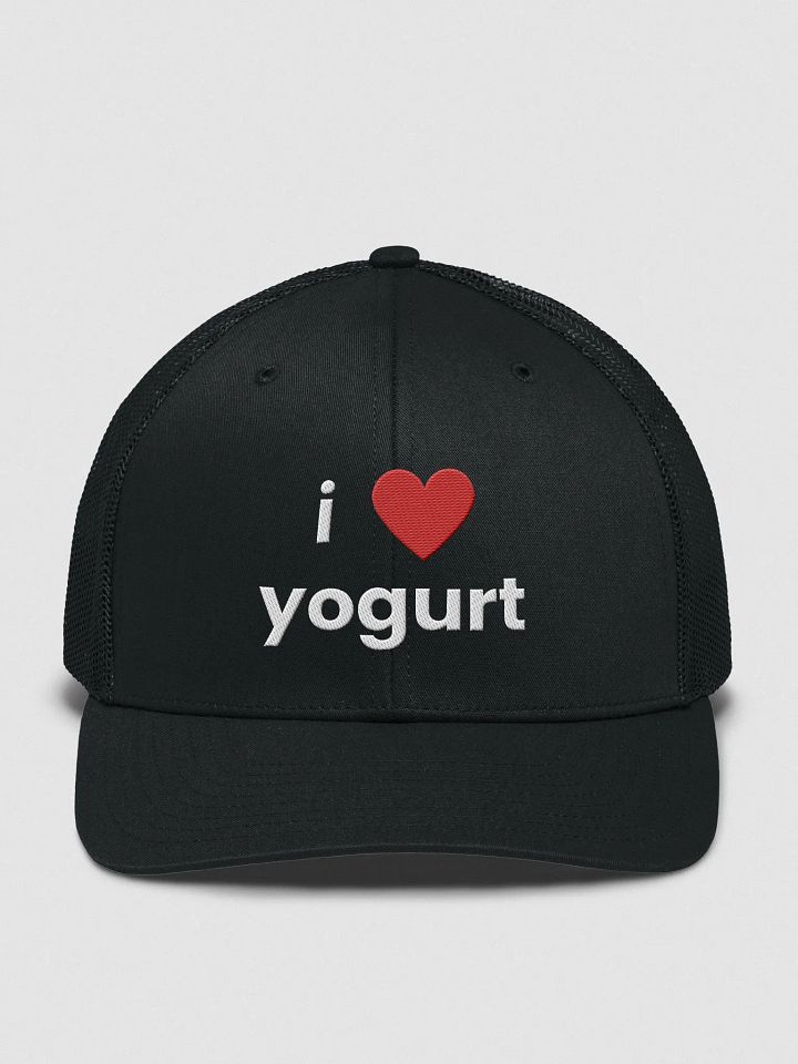 "i ❤ yogurt" embroidered hat product image (3)