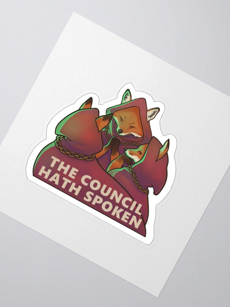The Fox Council Sticker product image (2)