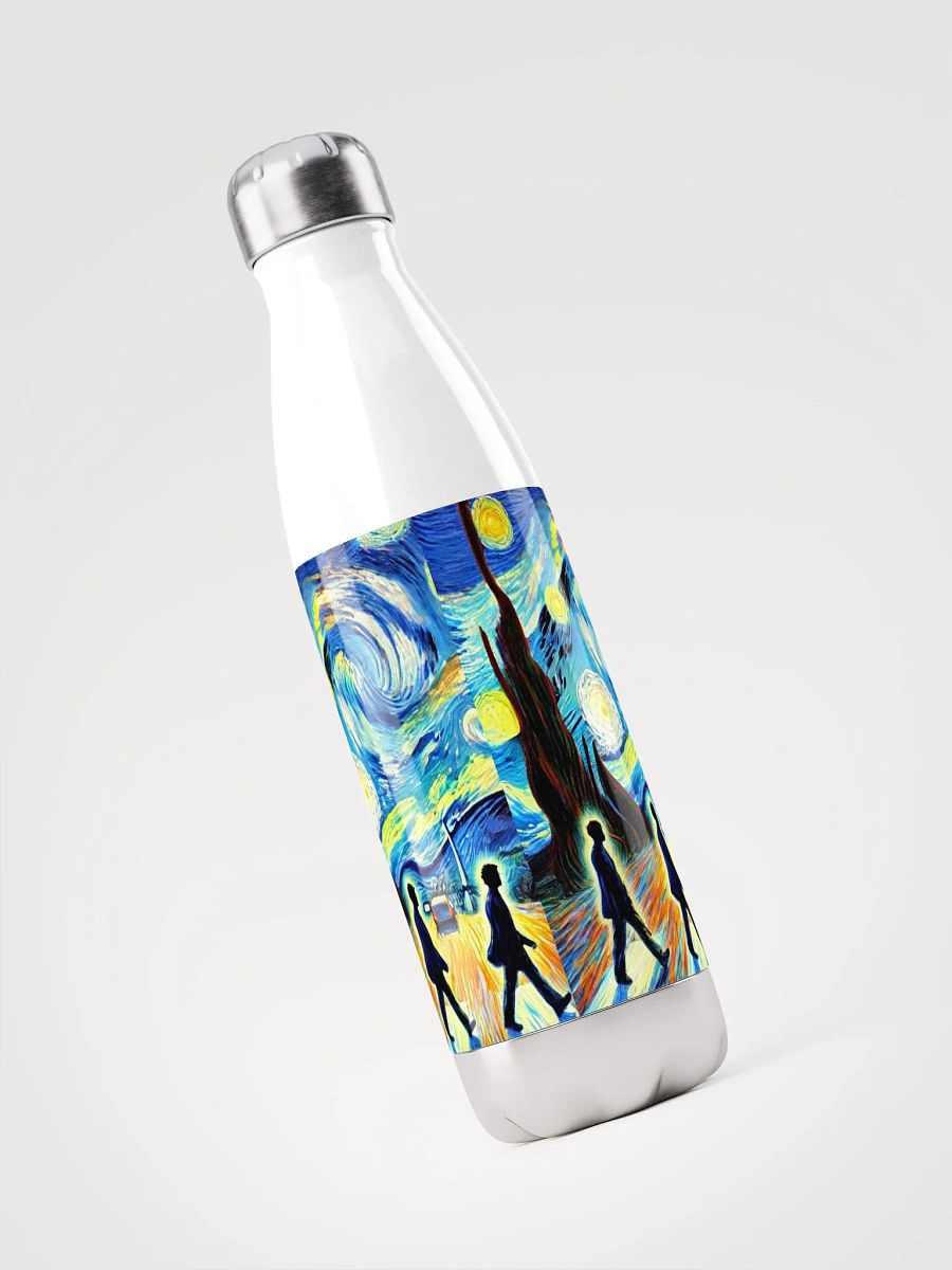 💧 The Beatles – Abbey Road Van Gogh-Inspired Stainless Steel Water Bottle product image (5)