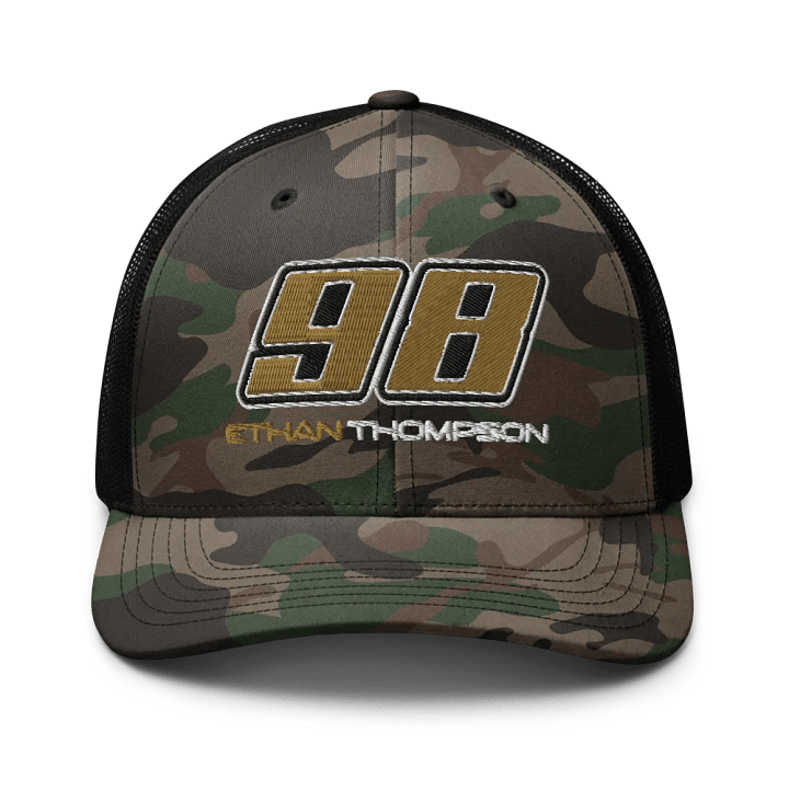 Ethan Thompson 98 Racing Fan Camo Snap back product image (1)