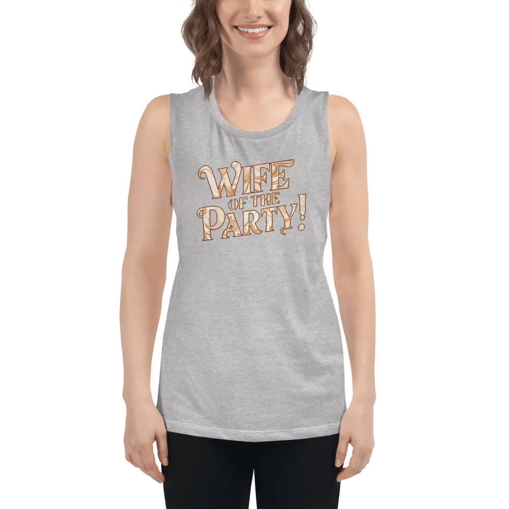 Wife of the Party flowy women's muscle tank top product image (52)