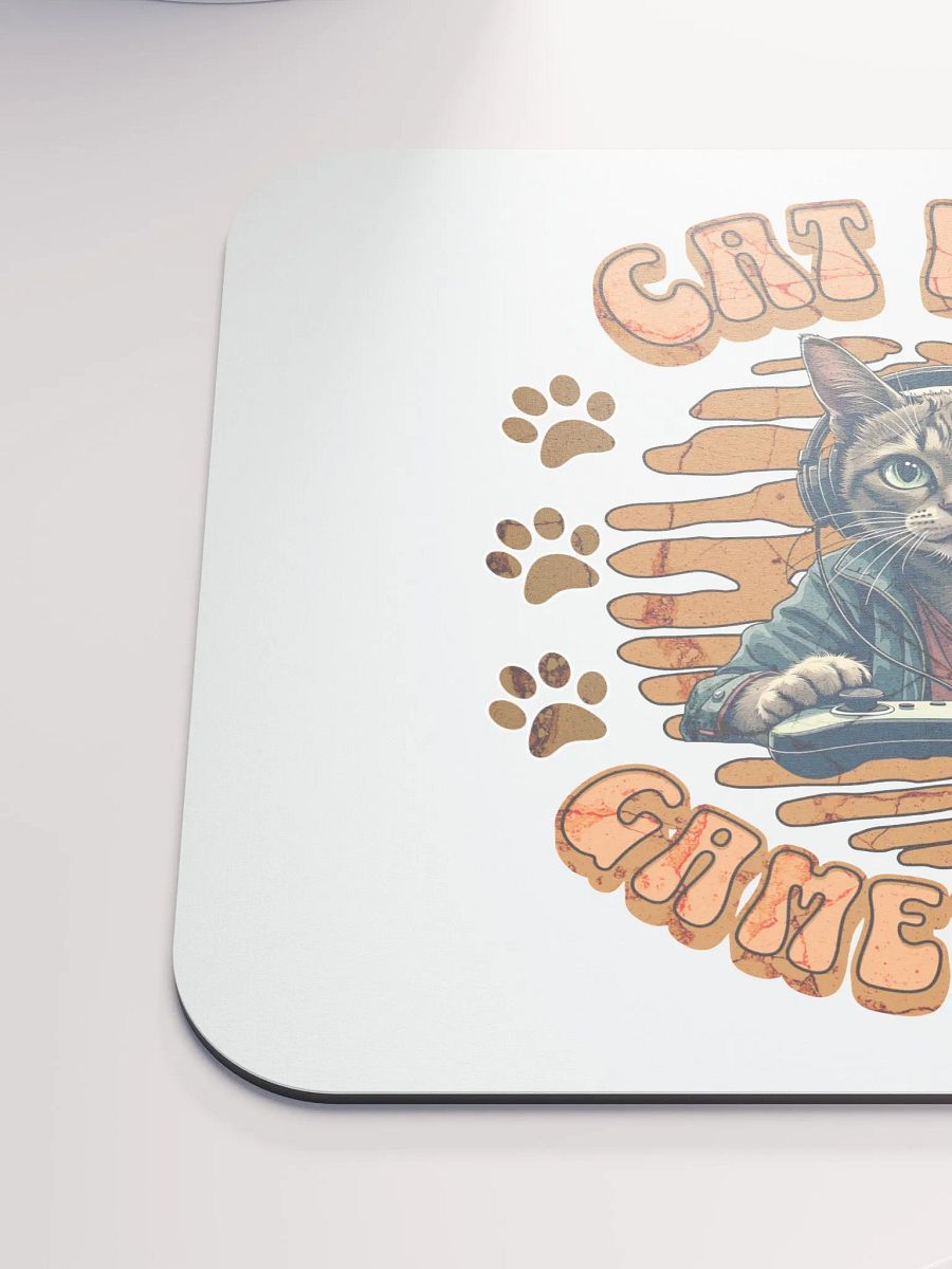 Cat Dad Gamer Club Mouse Pad product image (6)