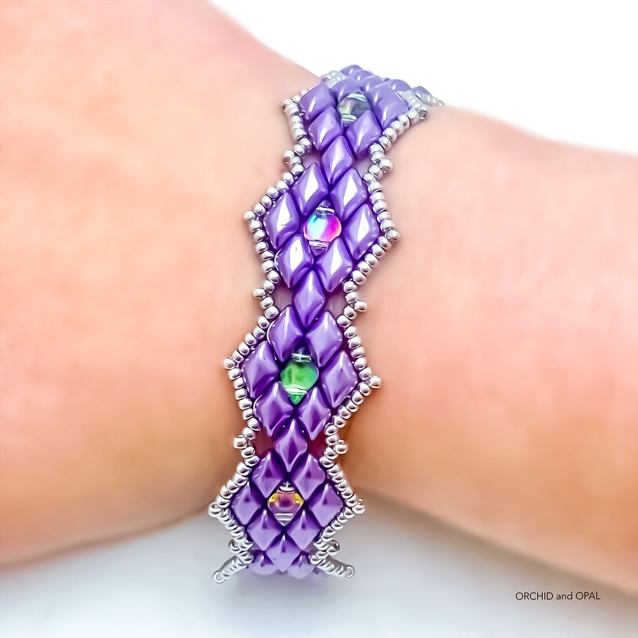 Digital Beading Pattern – Backlit GemDuo Bracelet product image (10)