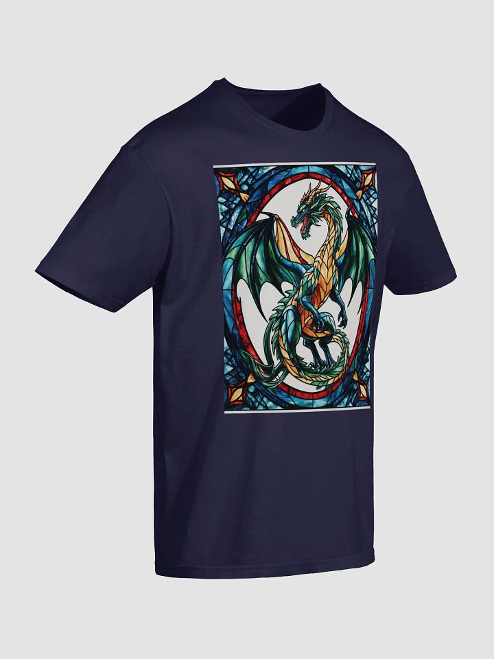 Majestic Stained Glass Dragon: A Mythical product image (8)