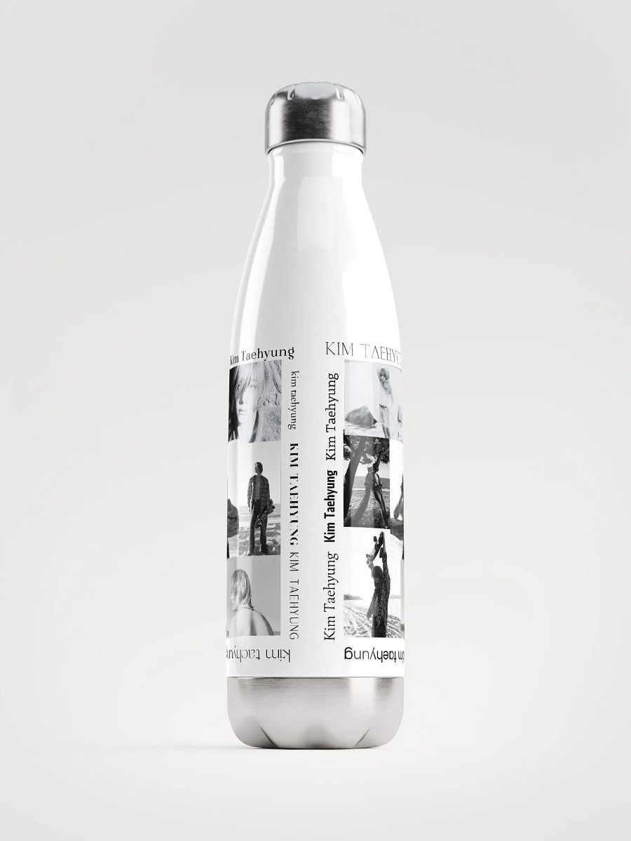 Kim Taehyung Stainless Steel Water Bottle product image (1)