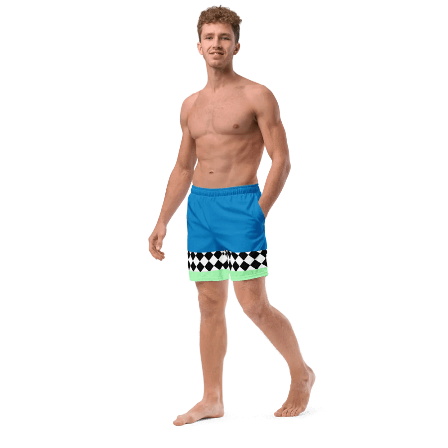 Swim Shorts {harley stripe teal} product image (10)
