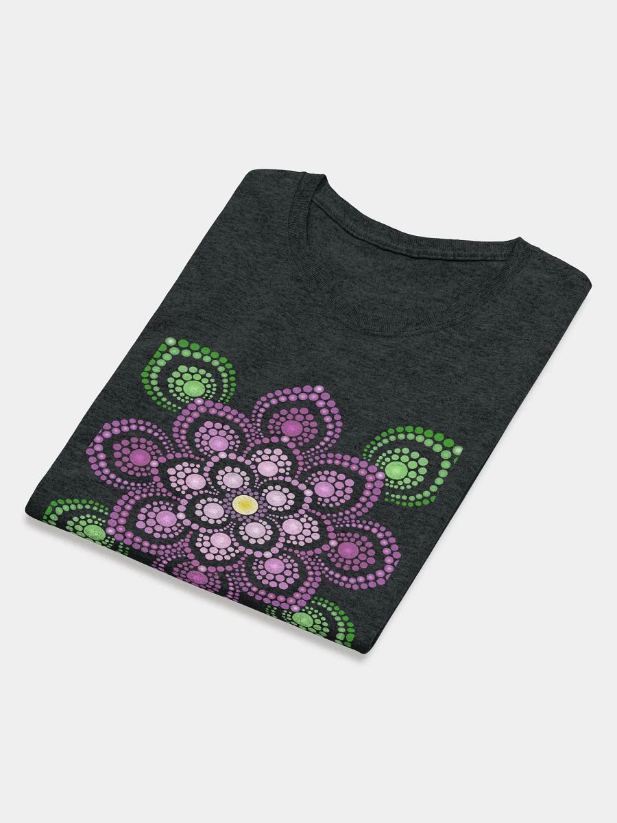 Purple and Green Mandala Heavyweight Women's T-Shirt product image (3)