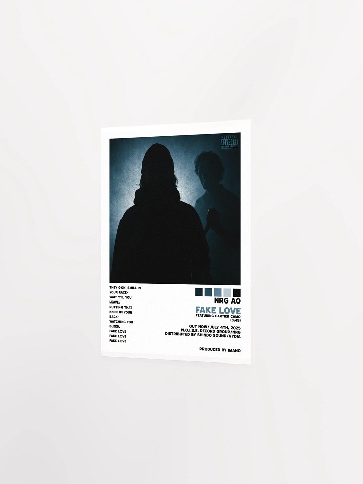 Fake Love Matte Poster product image (7)