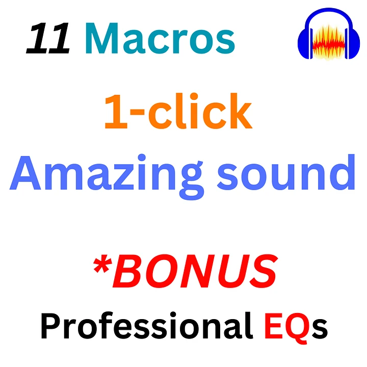 EQs and Macro Pack (Better voice in 1-click) [Free demo available] product image (1)