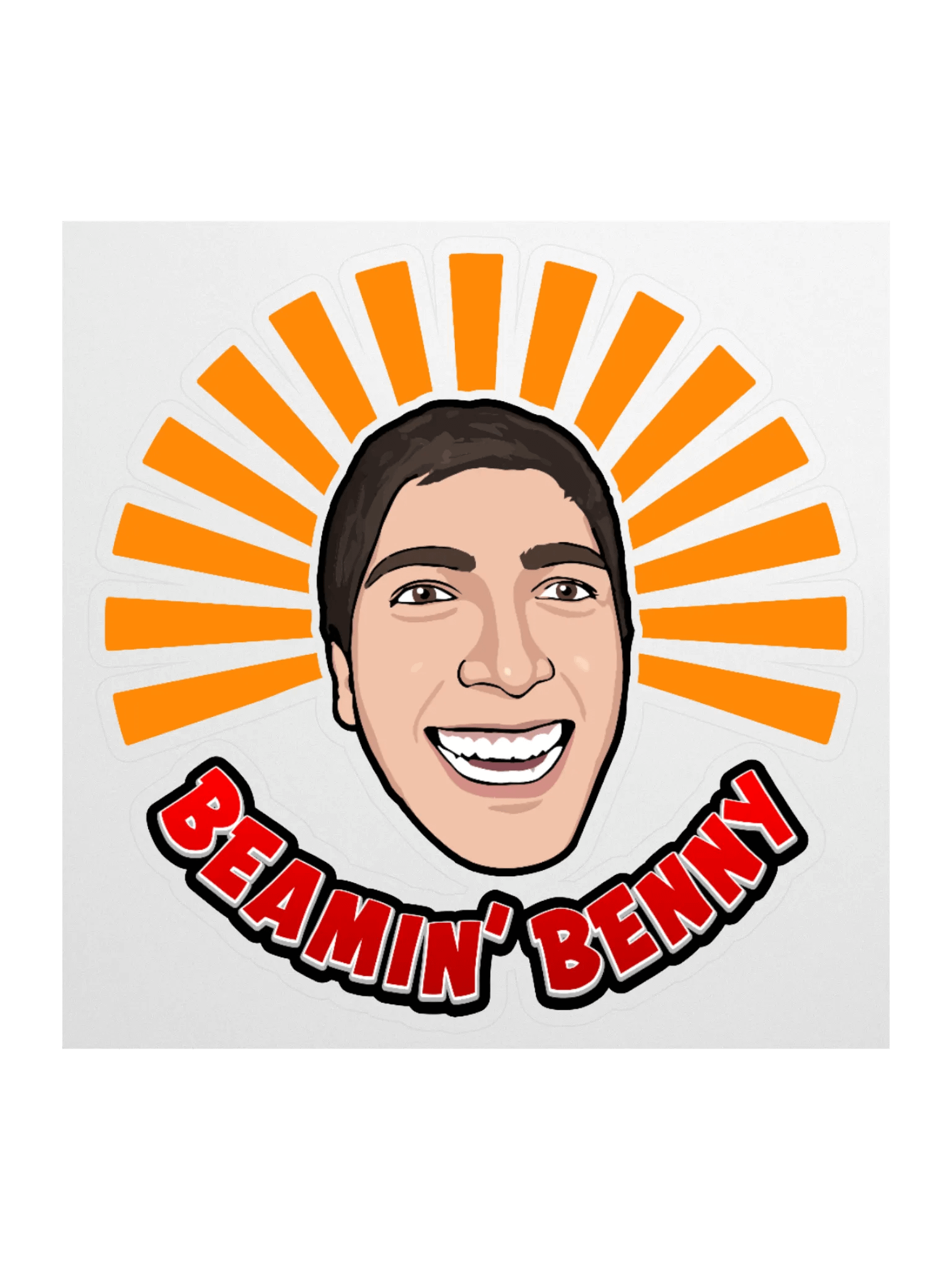 Beamin' Bright Benny Sticker product image (1)