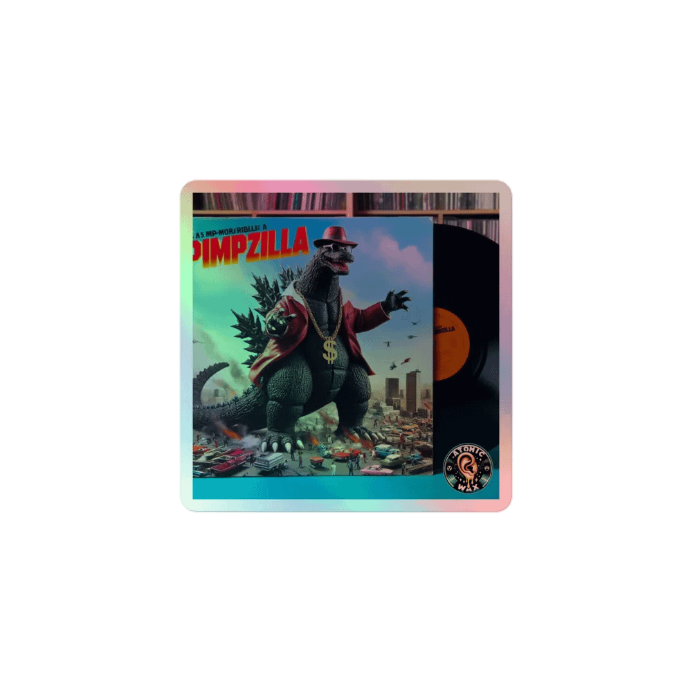 Pimpzilla Run DMC for your Life Holographic Sticker product image (1)