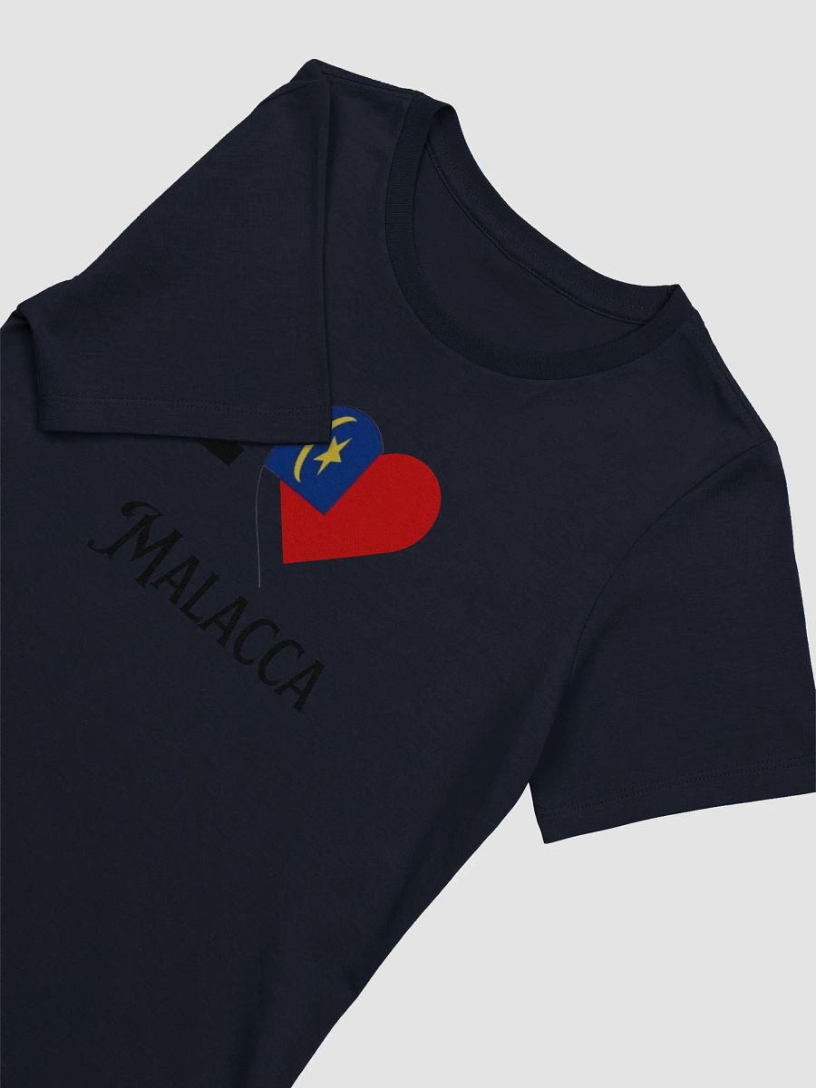 Women's Supersoft Relaxed-fit T-Shirt Love Malacca Heart Flag product image (7)