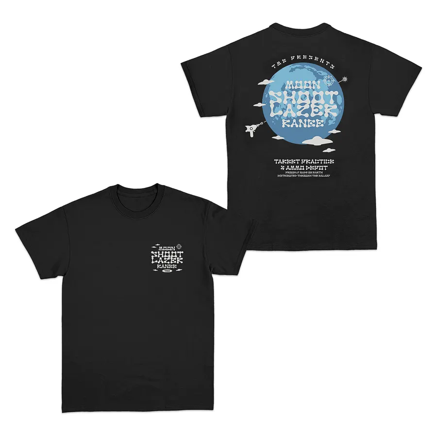 Moon Shoot Lazer Range Black T-Shirt product image (1)