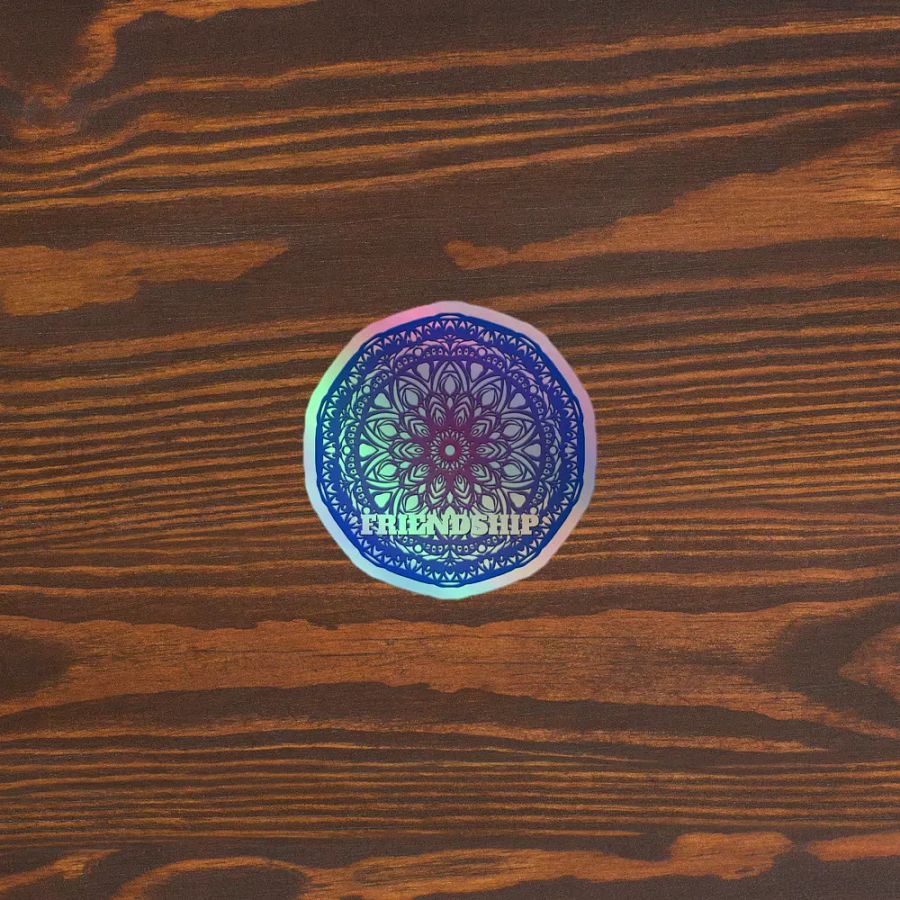 Friendship Mandala Holographic Sticker Sheet product image (8)