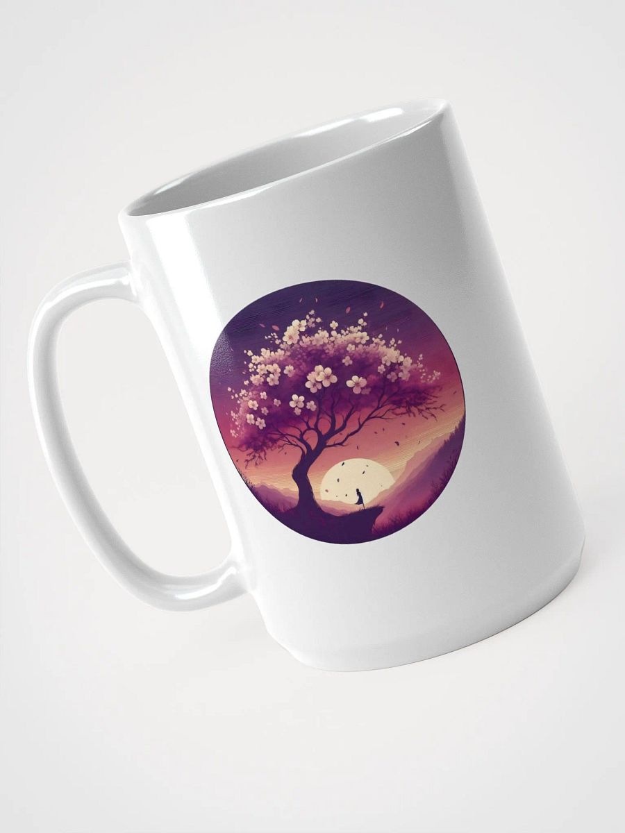 Silhouette Under a Blooming Tree Mug product image (3)