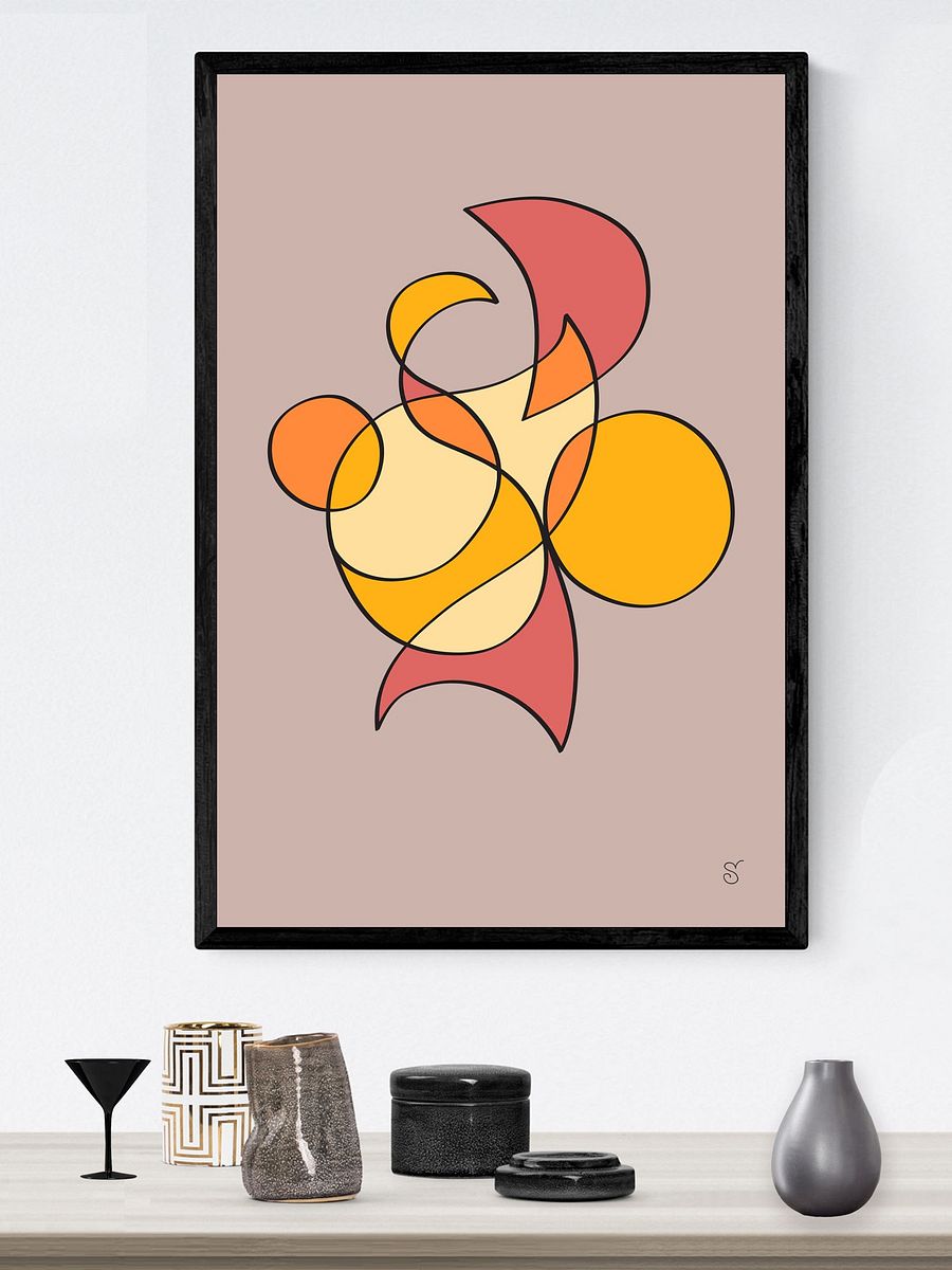 Vibrant Matte Poster Print - Abstract Image No. 6 product image (7)