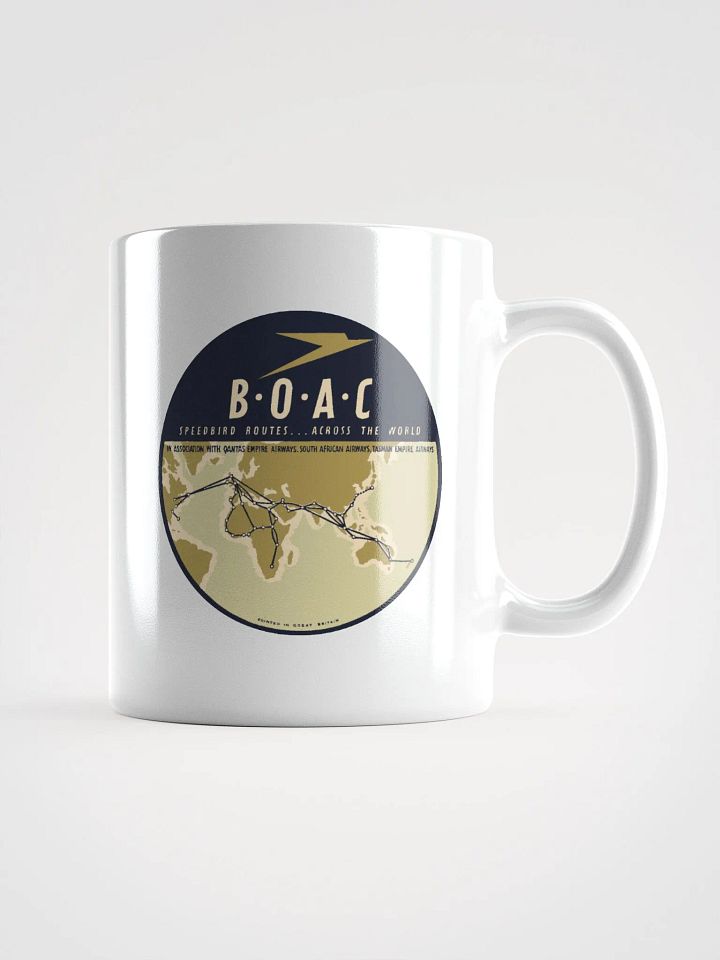 BOAC Speedbird Routes Across The World - Mug product image (2)