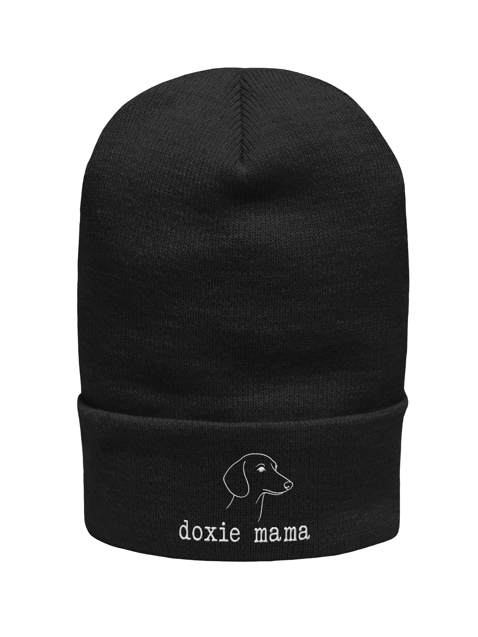 Doxie Mama Cuffed Beanie product image (3)