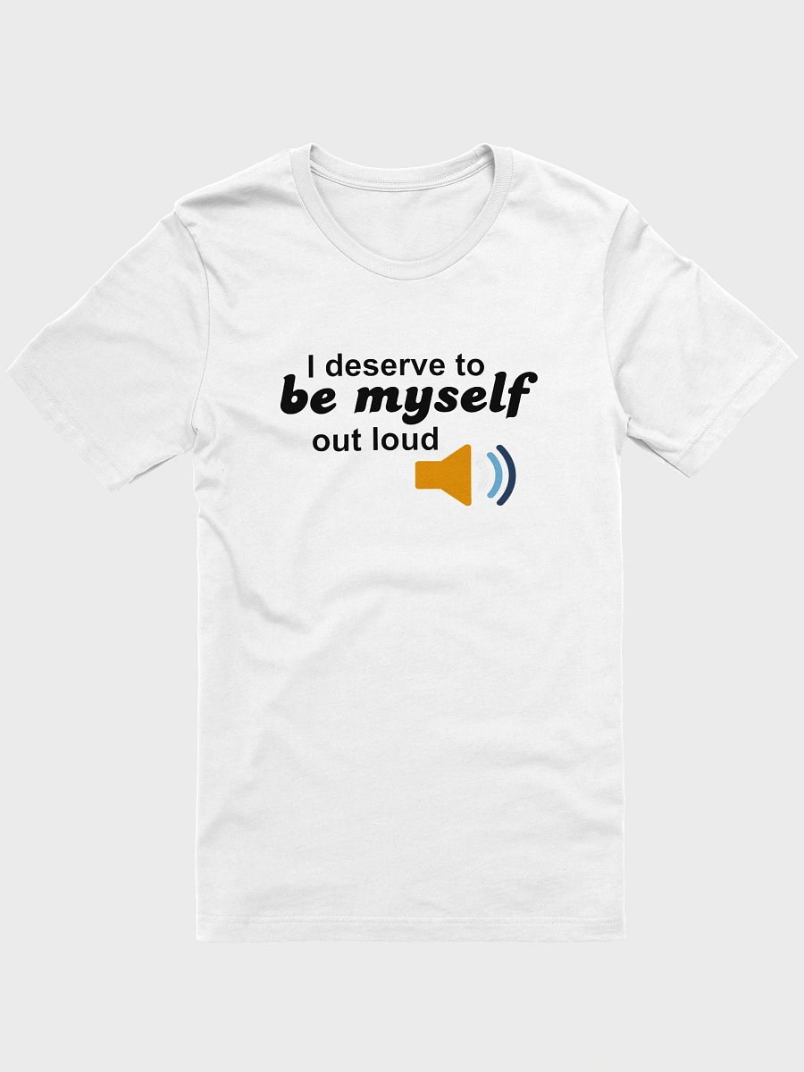 be myself out loud aroace t-shirt product image (1)
