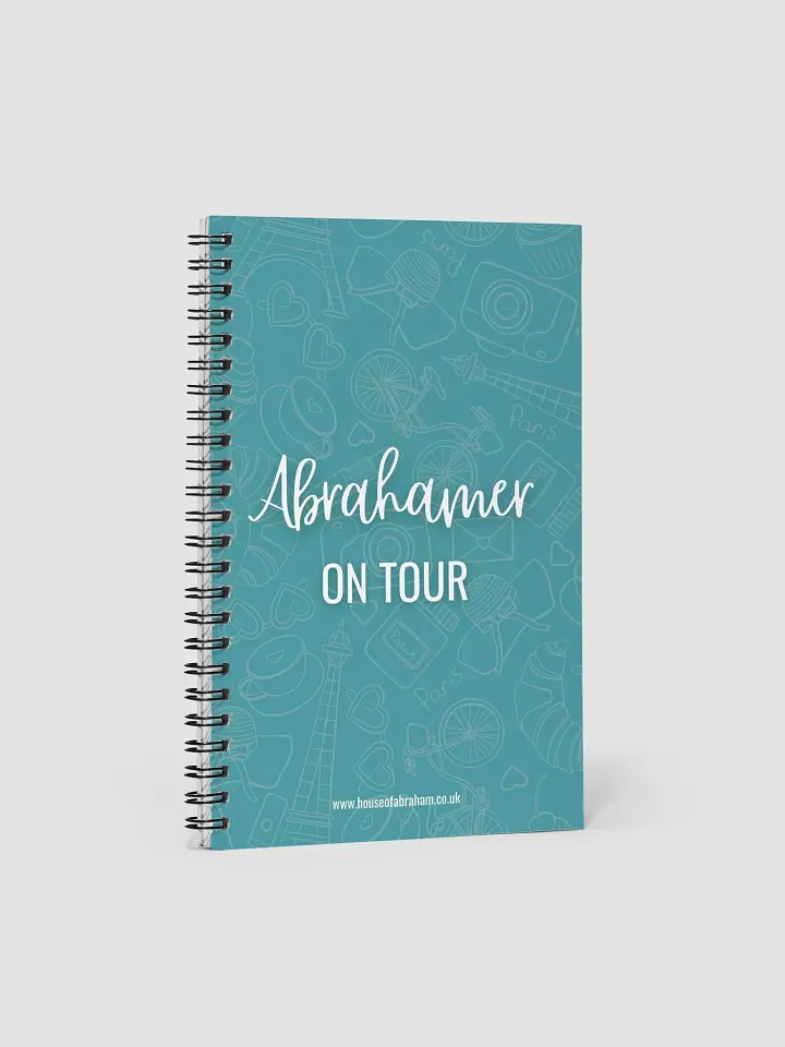 Abrahamer On Tour - Teal Notebook product image (1)