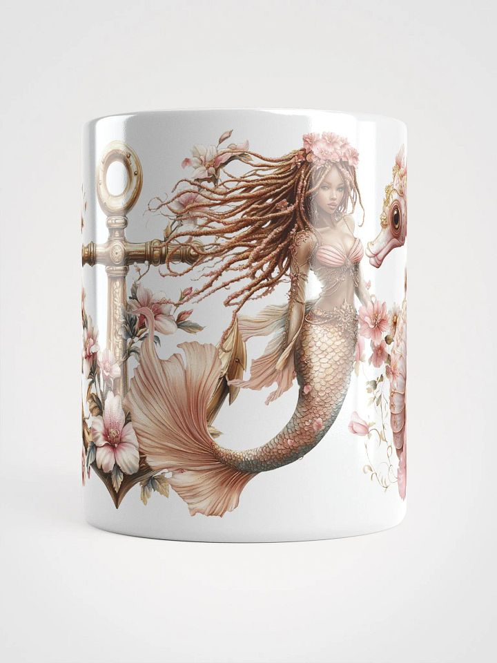 Enchanting Mermaid and Seahorse Mug product image (2)