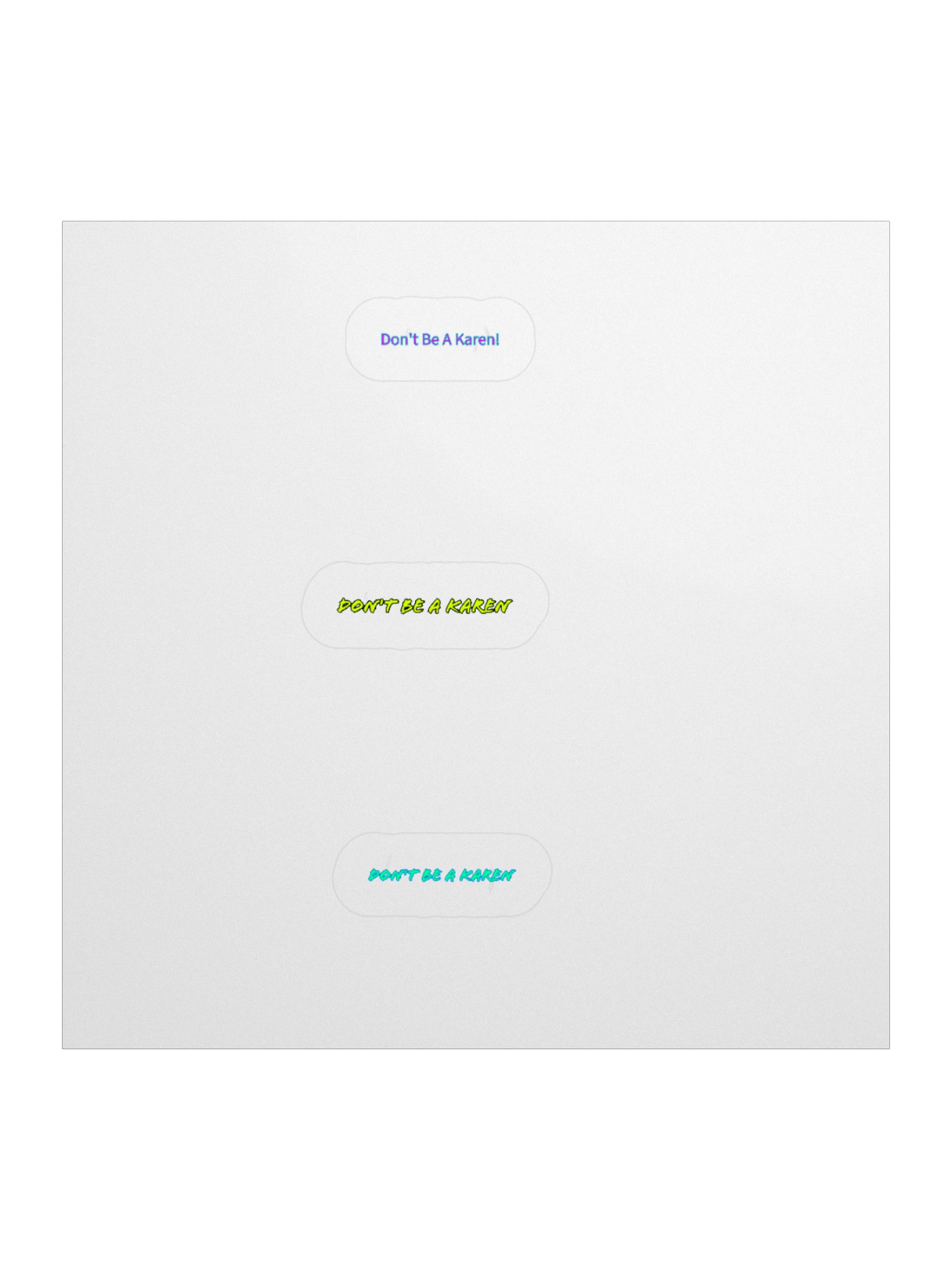 Don't Be A Karen! Meme Stickers 3PK product image (1)