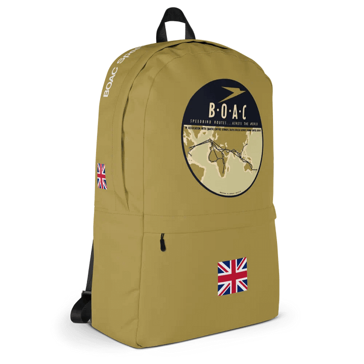 BOAC Speedbird Routes Across The World - Backpack product image (2)