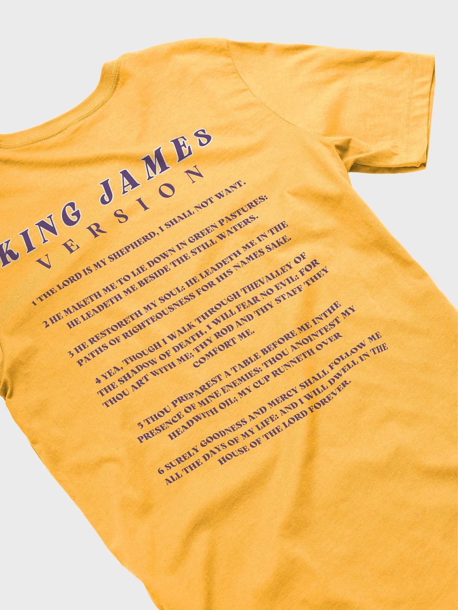 Psalm 23 unisex tee product image (4)