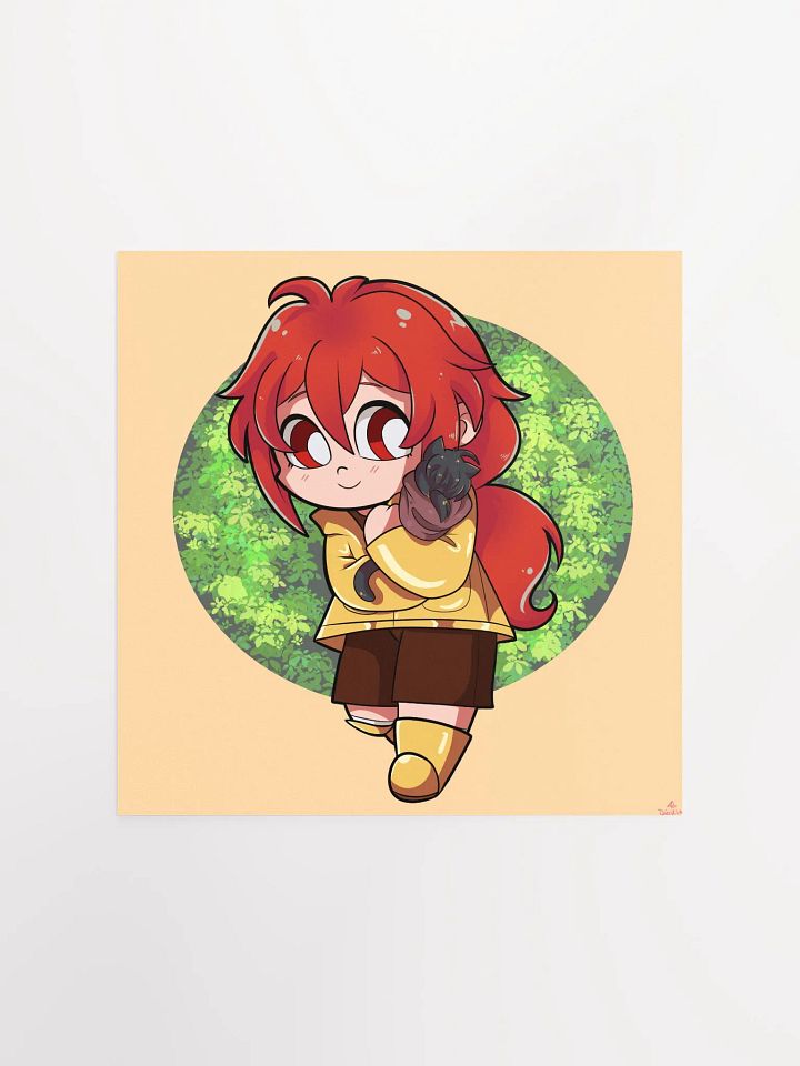 Little Diluc with Kaenya Print (Genshin Impact) product image (1)