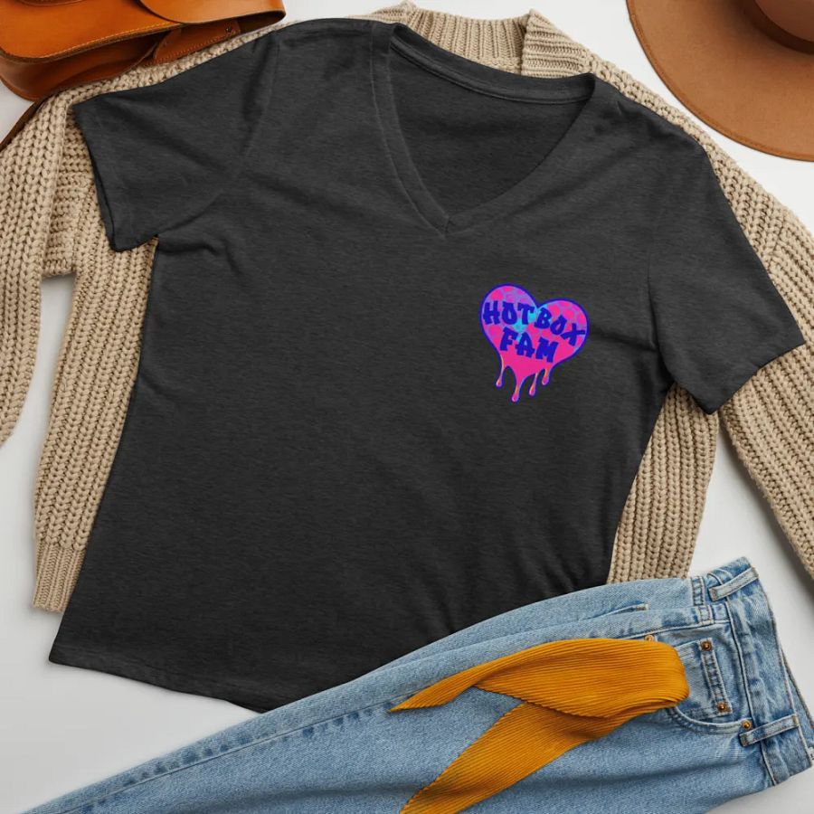 WOMENS HOT BOX FAM COLOR POP LOGO TEE product image (20)