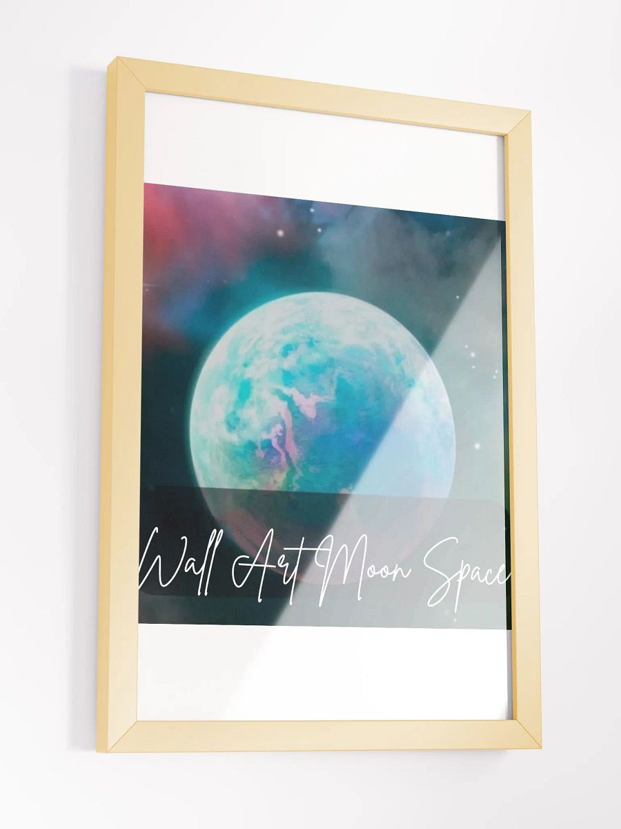 Moon View Framed High-Quality Matte Poster (in) product image (3)