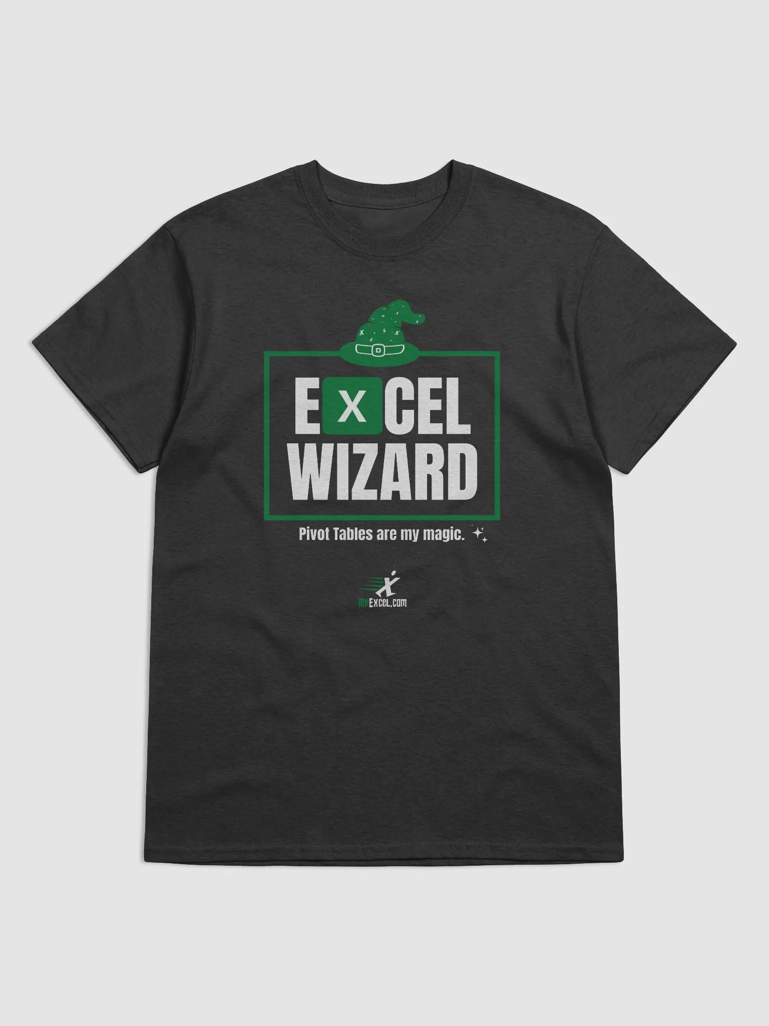 Excel Wizard - Black T-Shirt product image (1)