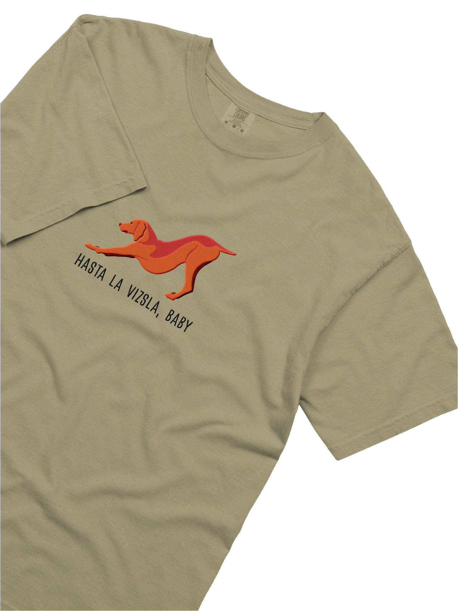 Hasta La Vizsla, Baby T-Shirt(Embroidered) of a Vizsla(Docked Tail) product image (5)