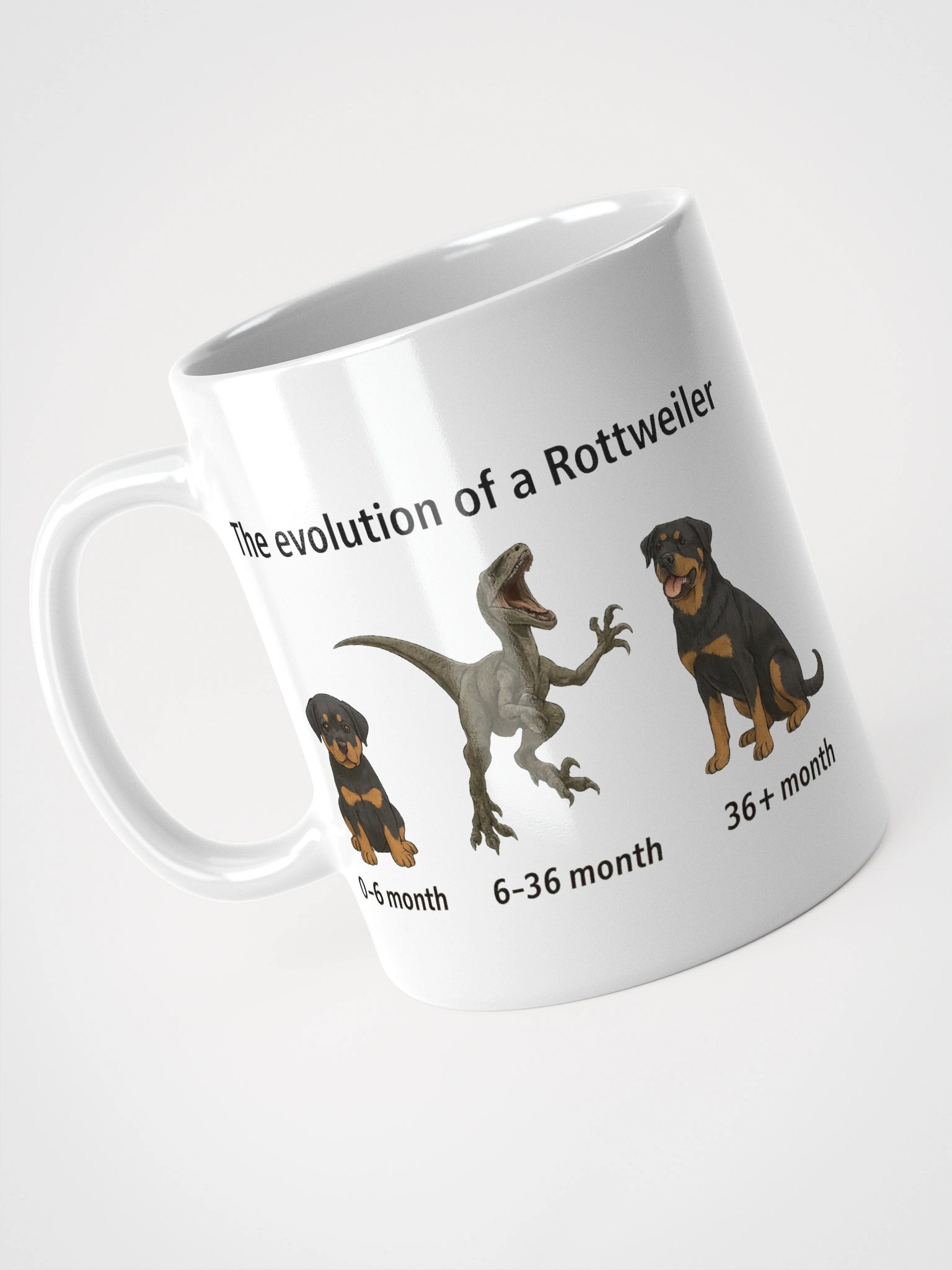 The Evolution of a Rottweiler - Mug product image (6)