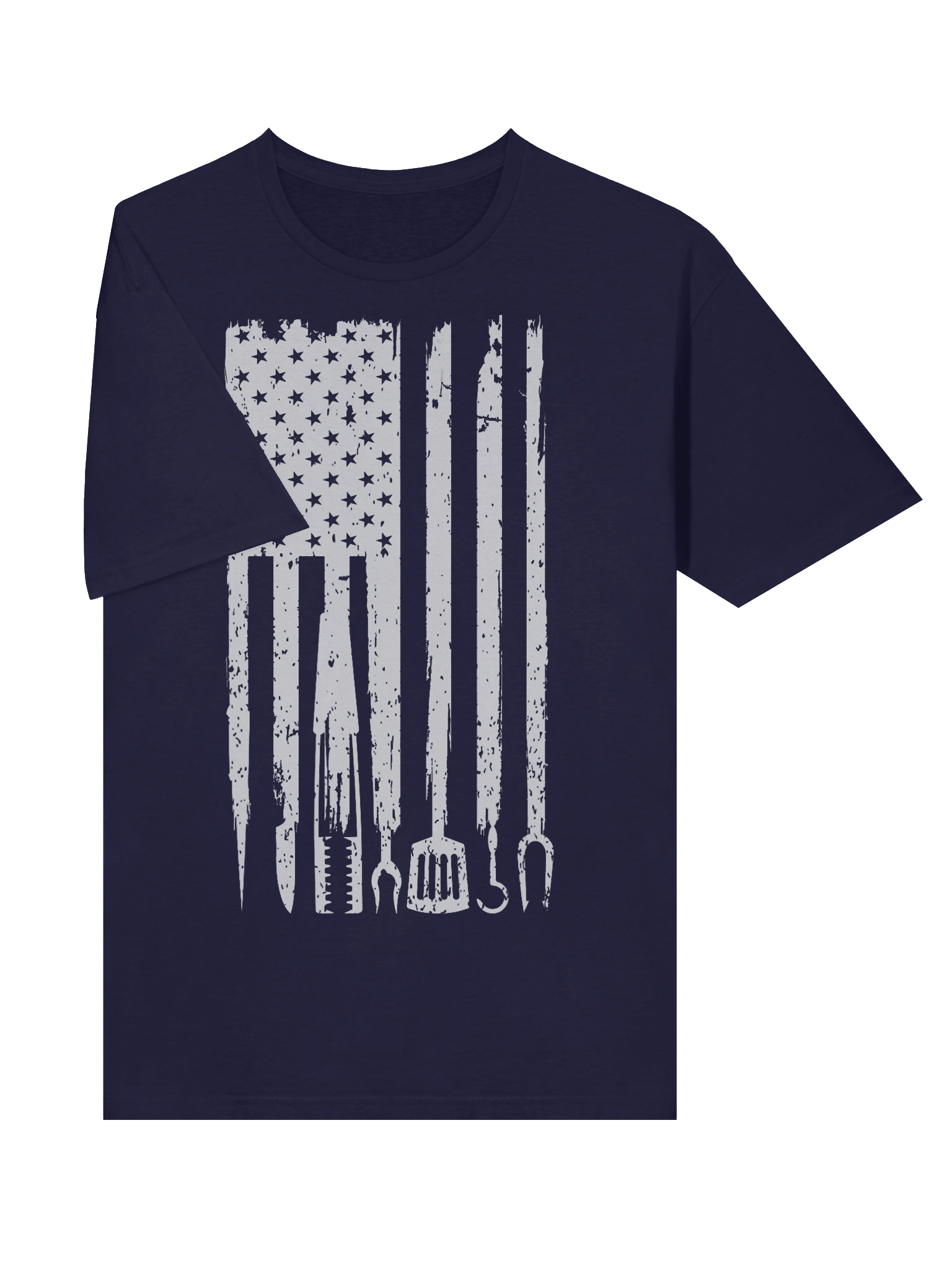 American BBQ Tools Flag – Gildan Softstyle Unisex T-Shirt product image (3)