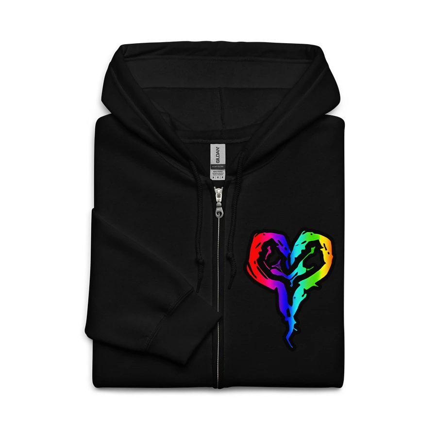 HOLLOWxWAY HOLLOW Heartbow Zip-Up Hoodie product image (3)