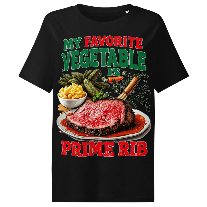 Prime Rib Vegetable Humor Tee product image (1)