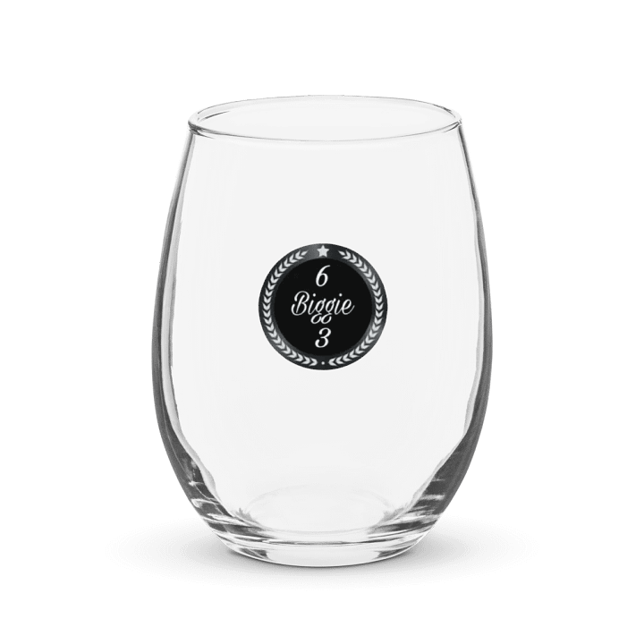 Biggie63 Emblem Stemless Wine Glass product image (1)