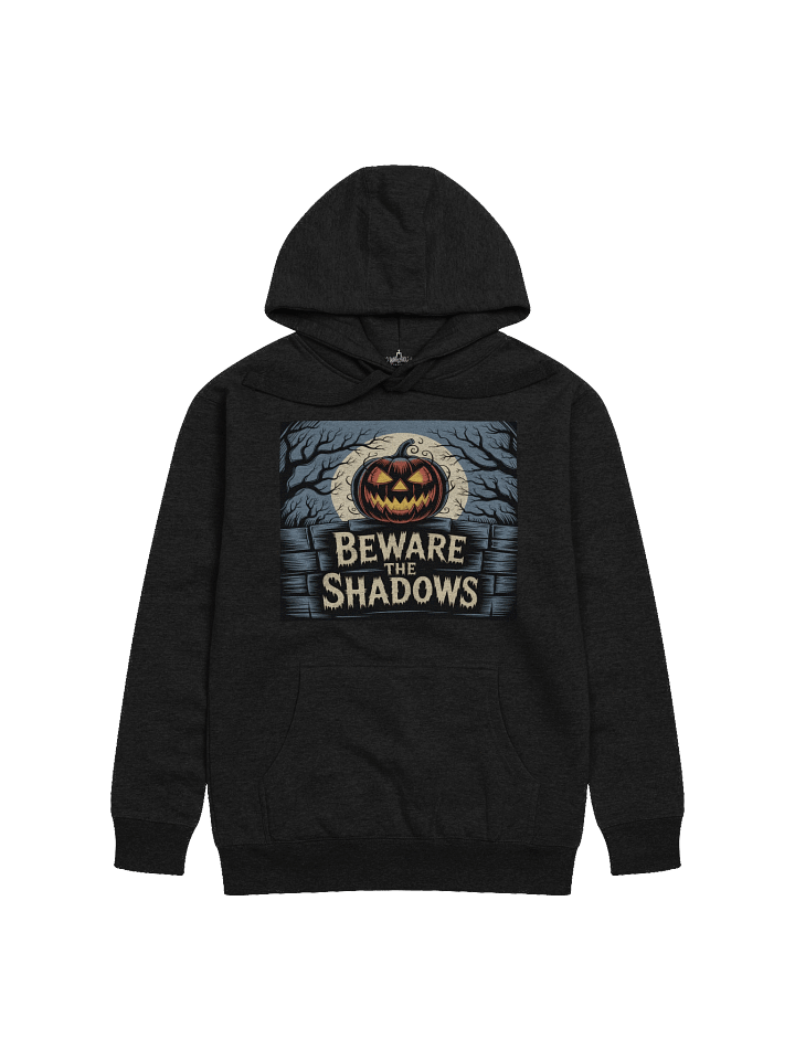 Beware the Shadows Hoodie - Gothic Unisex Premium Hoodie by Midnight Veil Designs product image (1)
