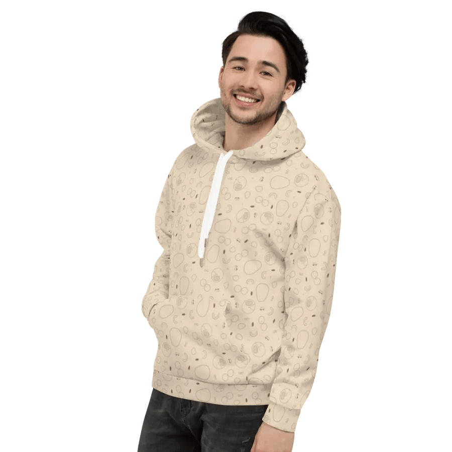 Artwomble SAR All Over Print Hoodie - Tan product image (6)