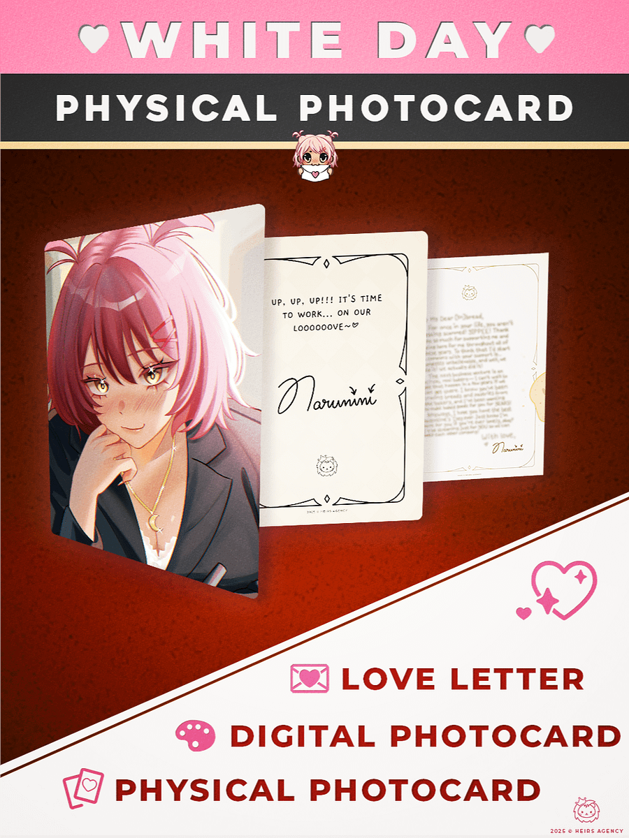 Narunini White Day PHYSICAL Photocard product image (1)